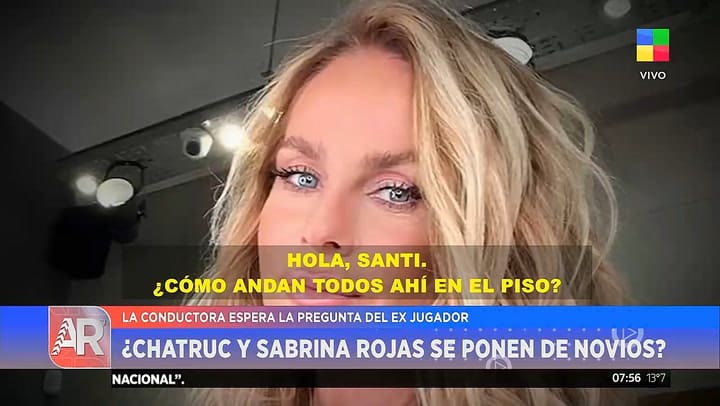 Sabrina Rojas habló de su relación con José Chatruc