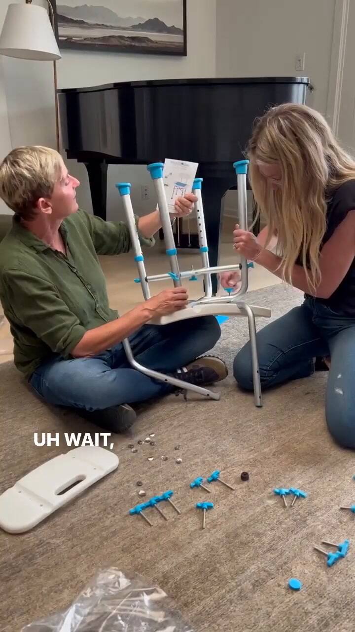 Ellen DeGeneres muestra qué hace tras su retiro de la televisión