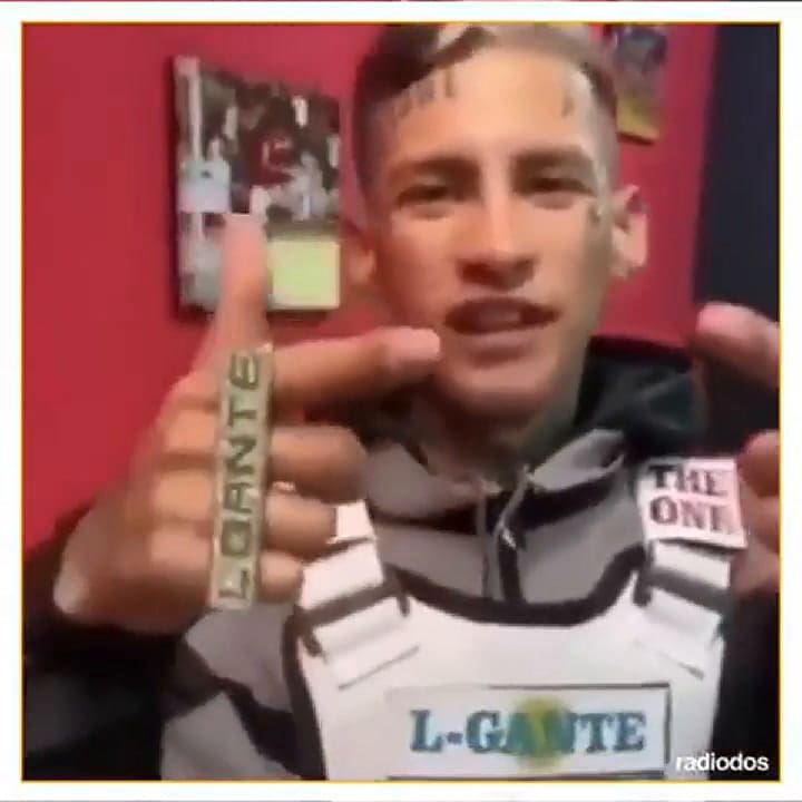 El saludo de L-Gante al fundador de la banda narco Los Monos