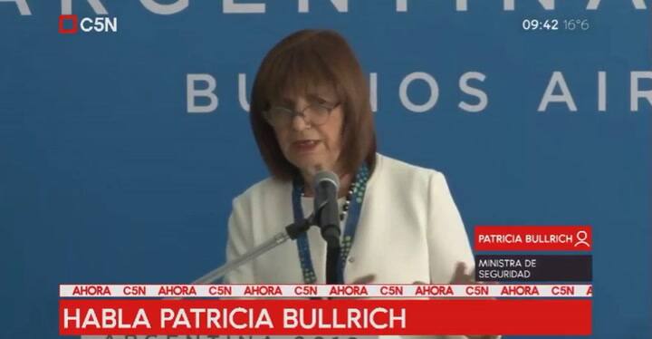 Patricia Bullrich habló del G-20 y de la final de la Copa Libertadores - Fuente: C5N