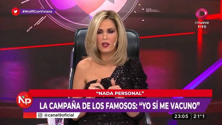 Canosa, contra los actores que están a favor de la vacuna: 'Hubo mucha plata para que lo digan'