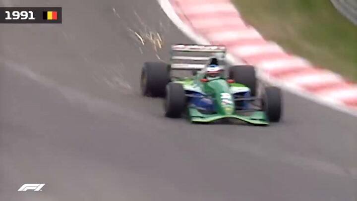 El debut de Michael Schumacher en la Fórmula 1 en el Gran Premio de Bélgica de 1991