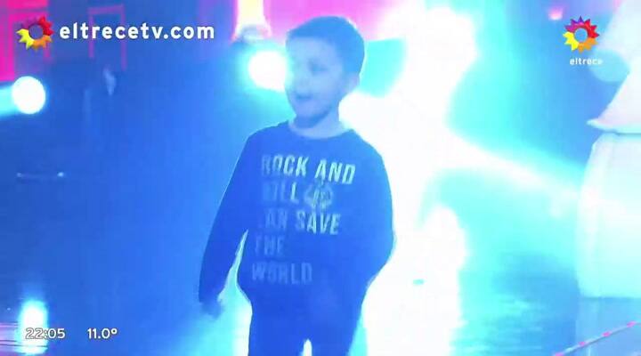 Rodrigo Noya bailó con su hijo en Bienvenidos a bordo - Fuente: eltrece