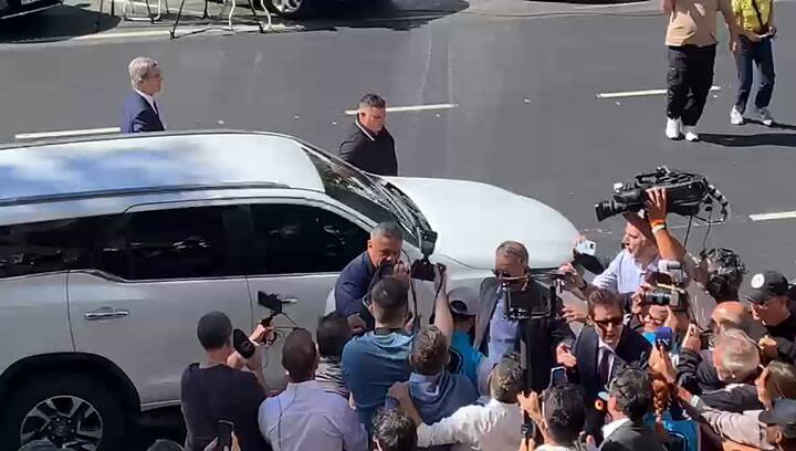 La llegada de Claudio "Chiqui" Tapia a los tribunales de Comodoro Py