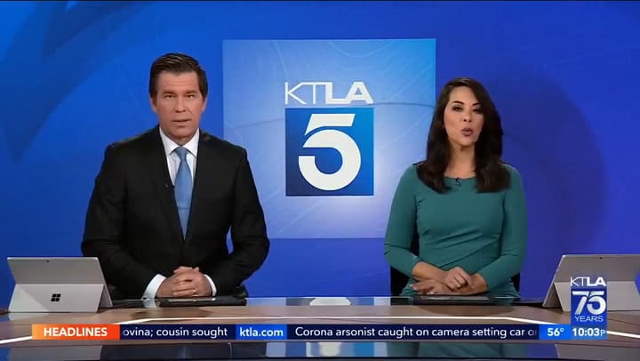 El momento en que el león de montaña ataca al perro en California