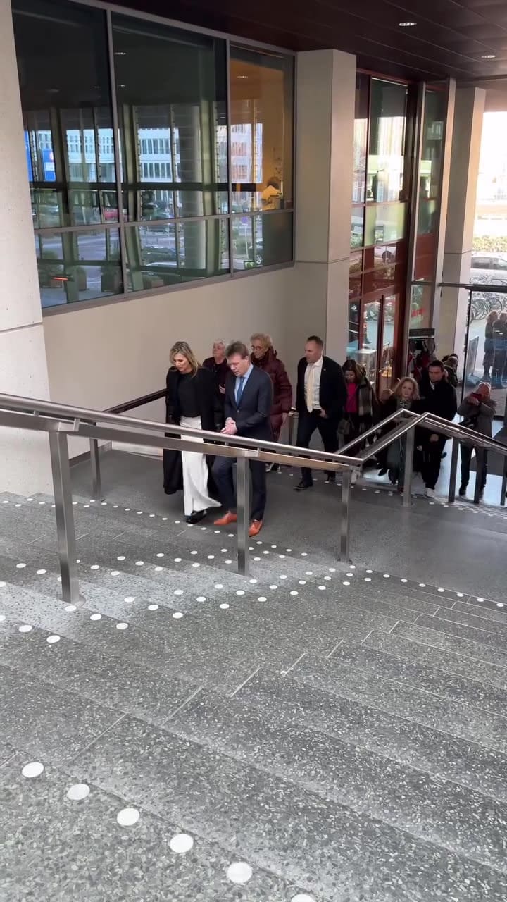 La reina Máxima Zorreguieta visitó la ciudad de Róterdam