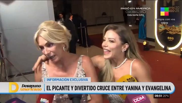 El inesperado cruce entre Yanina Latorre y Evangelina Anderson