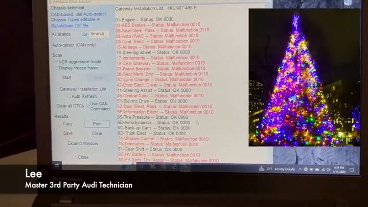 Sumergió el auto en arroz