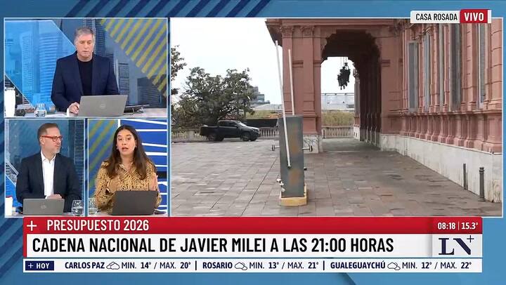 Expectativa por la cadena nacional de Javier Milei