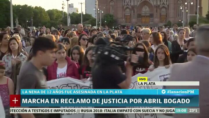 Marcha en reclamo de justicia por Abril Bogado