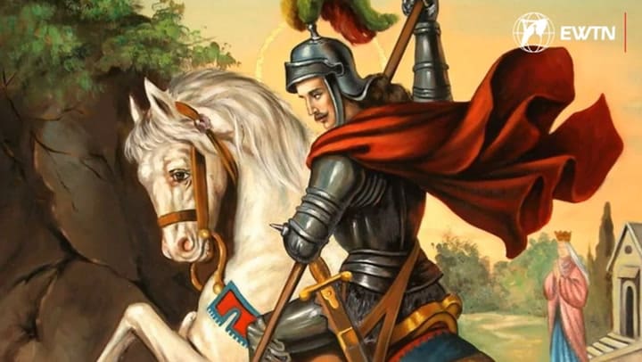 La historia de San Jorge, el santo del papa Francisco