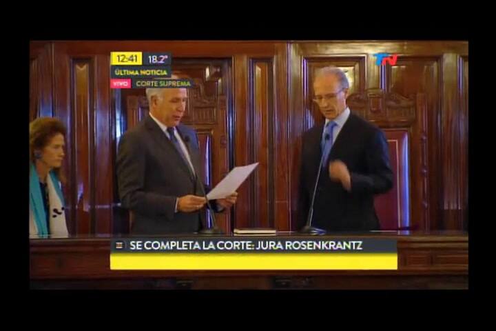 Juramento de Carlos Rosenkrantz