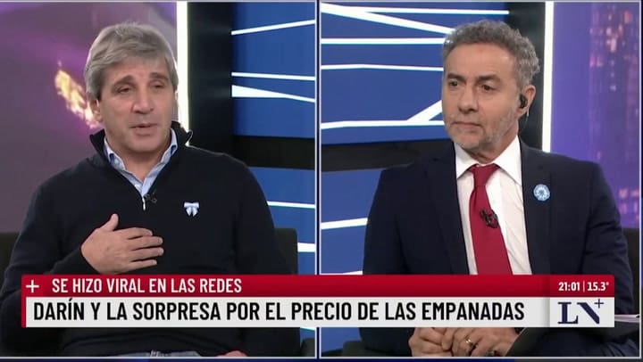 Luis Caputo, contra Ricardo Darín
