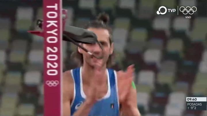 La doble medalla de oro en salto en alto