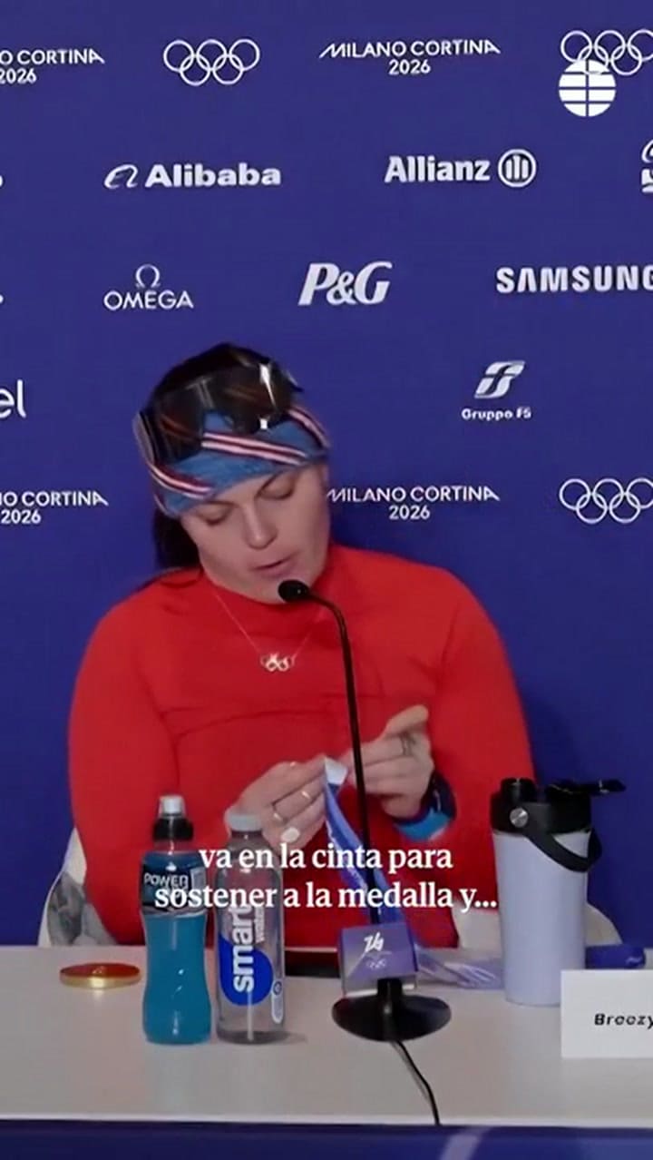 La queja de Breezy Johnson por la confección de las medallas de los Juegos Olímpicos