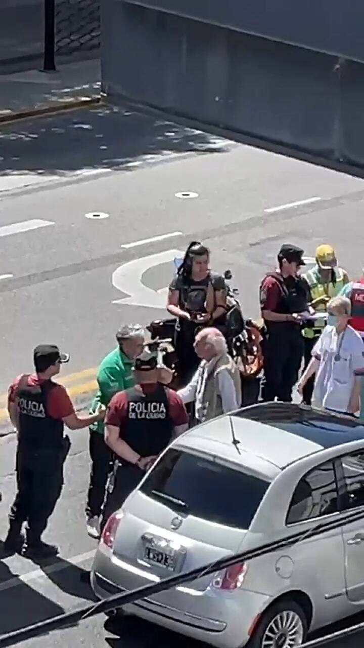 Las imágenes posteriores al choque