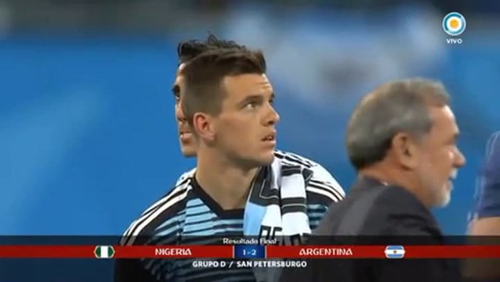 La palabra de Marcos Rojo después del partido ante Nigeria - Fuente: Tv Pública