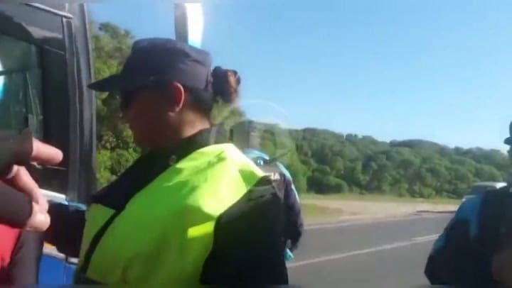 Detuvieron en ruta 11 al reconocido triatleta Diego Sánchez Cabezudo