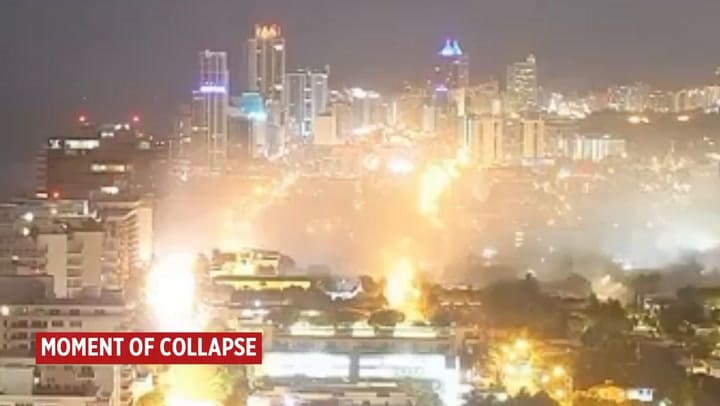 Derrumbe del edificio en Miami esta madrugada