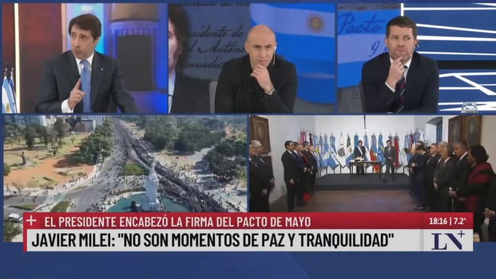Guillermo Francos Consideramos Histórico Lo Del Pacto De Mayo
