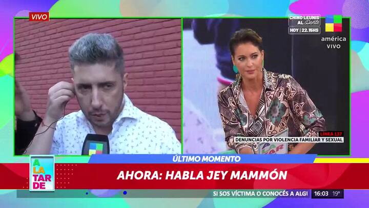 Jey Mammon y Karina Mazzocco hablaron tras la citación a la mediación