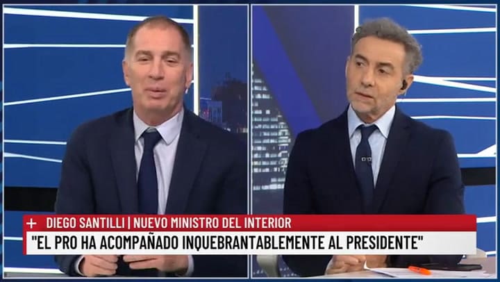 Santilli contó que Marcri lo apoyó tras ser designado como ministro del Interior
