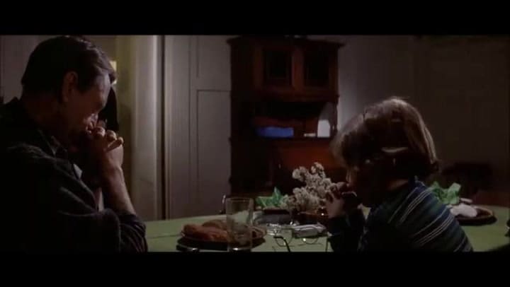 La escena de Martin Brody y su hijo Sean en la película Tiburón
