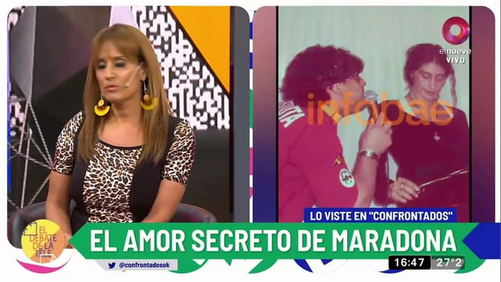 Laura Cibilla, expareja de Diego Maradona, cuenta cómo fue el día que hicieron el ADN - Fuente: elnu