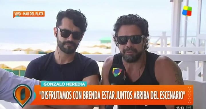 Desde un móvil de televisión, Luciano Castro disparó contra Pampita - Fuente: América TV