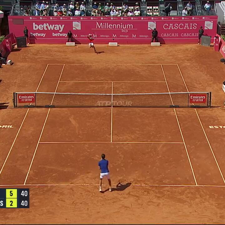Sebastián Báez le ganó a Albert Ramos Viñolas y llegó a la final del ATP 250 de Estoril