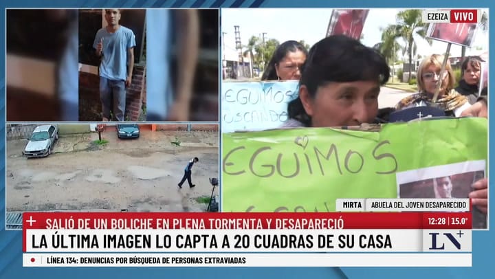 失踪年輕人的祖母和叔叔的證詞