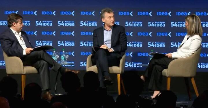 Entrevista al presidente Mauricio Macri en Coloquio de IDEA 2018
