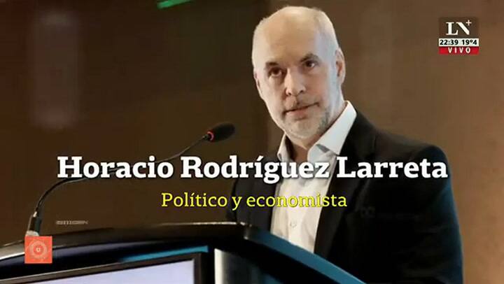 Horacio Rodríguez Larreta, Jefe de Gobierno CABA: 'la economía argentina necesita un plan integral'