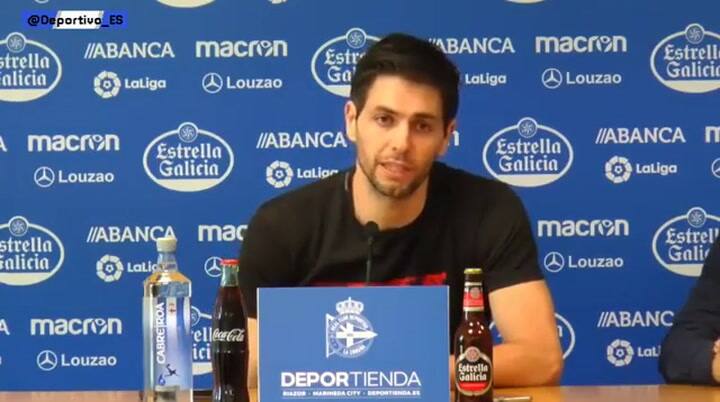 Germán Lux se despidió llorando del Deportivo La Coruña