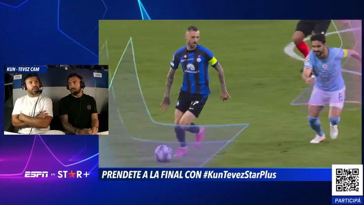 Les apagaron la luz a Tevez y Aguero en medio del partido