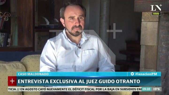 Guido Otranto sobre Maldonado: “La versión de que fue detenido no tiene suficiente fundamento”