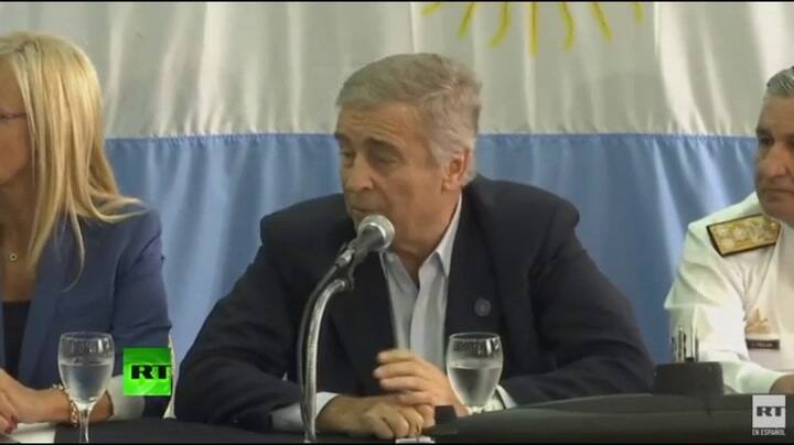 Oscar Aguad: 'no teníamos ni medios para bajar a las profundidades del mar' - Fuente: RT