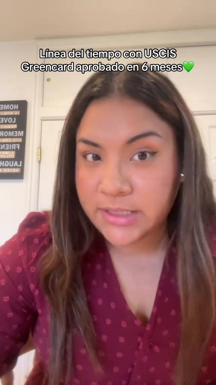 La peruana comentó cómo fue su proceso para cambiar de estatus migratorio (TikTok: @val_zabel)