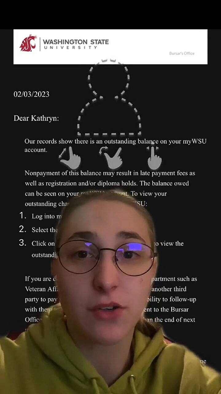 Una estudiante se sorprendió cuando le avisaron que tenía una deuda con su universidad