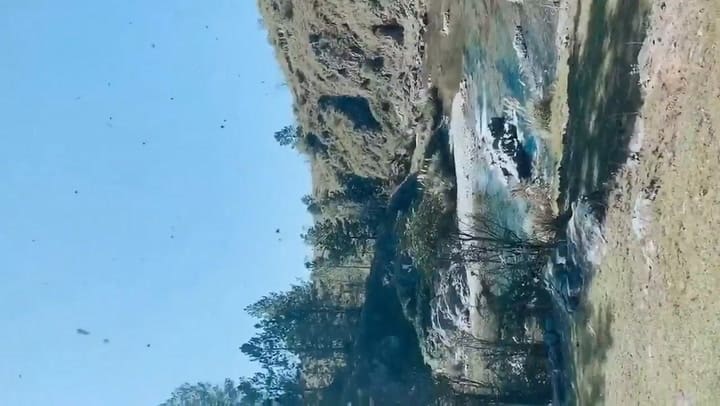 Tres días en el paraíso.' Gimena Accardi vía Instagram