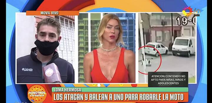 Nicole Neumann se indignó en vivo con el delincuente al que indemnizaron