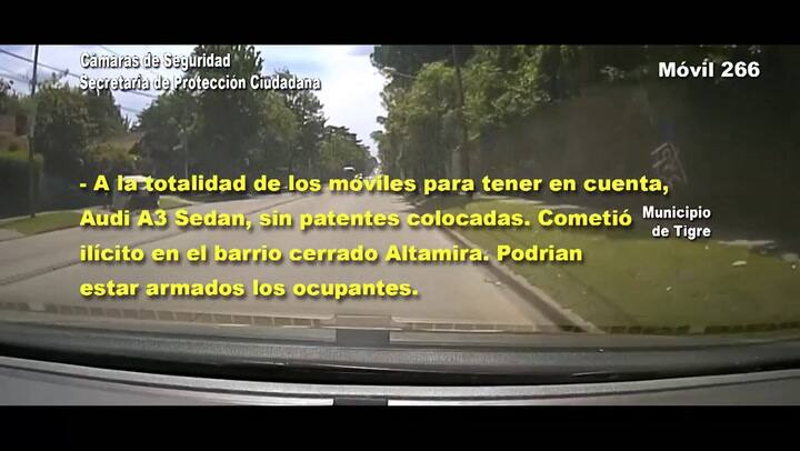 Persecución y vuelco: Así atraparon a la banda que robó en el barrio Altamira - Policiales tigre
