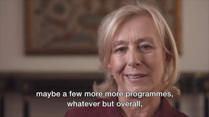 Martina Navratilova sobre John McEnroe