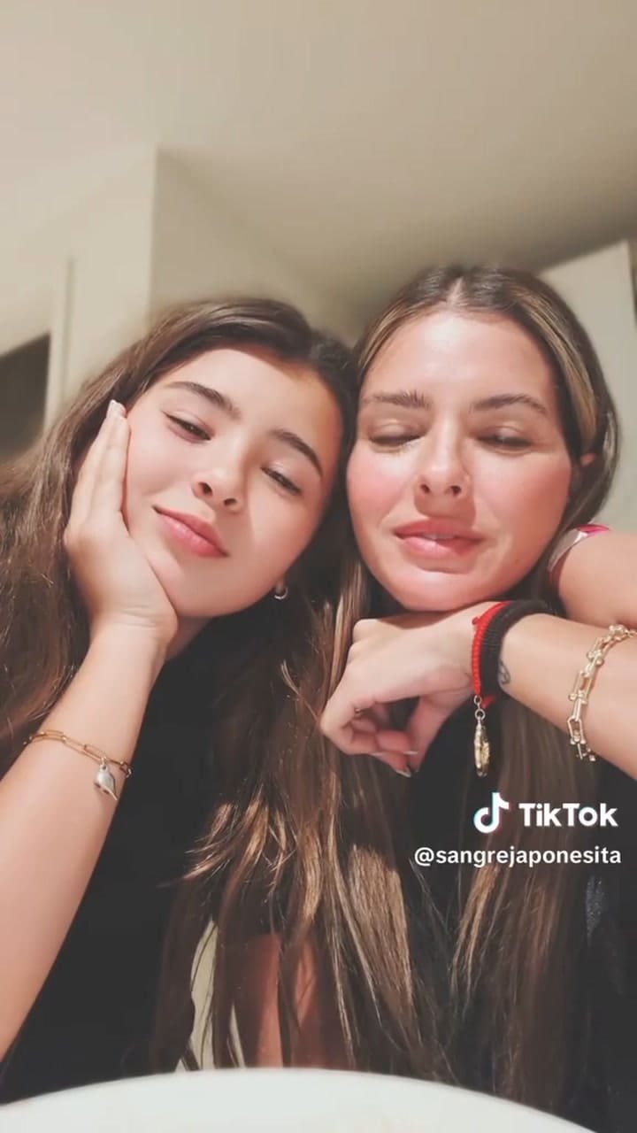 La China Suárez compartió la charla que tuvo con su hija en las redes pero después la borró