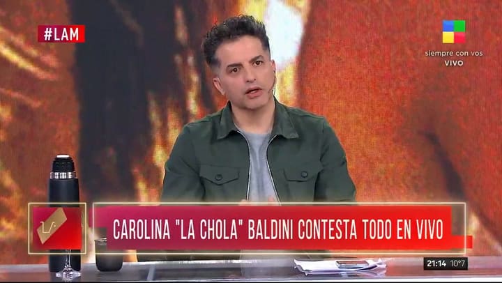 Carolina Baldini furiosa con su ex, 'El Cholo' Simeone