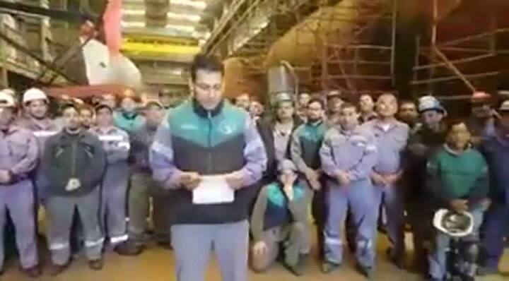 El emotivo mensaje de los operarios de Cinar Tandanor que repararon el ARA San Juan