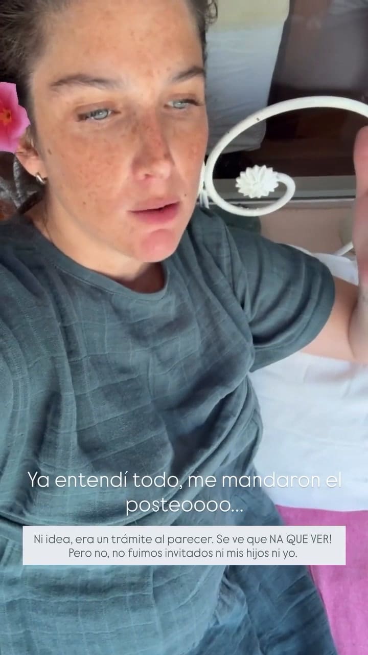 Juana Repetto rompió el silencio y contó por qué no fue al casamiento de su hermano