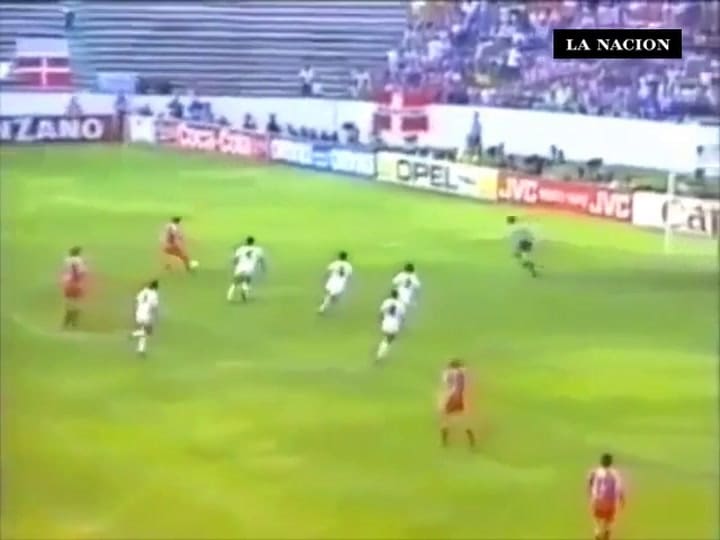Mundial 86 Dinamarca Uruguay