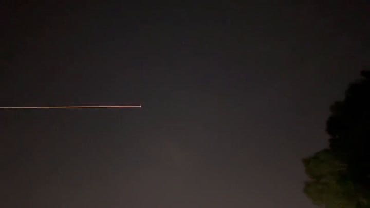Los habitantes de Florida se maravillaron con el objeto brillante en medio del cielo nocturno