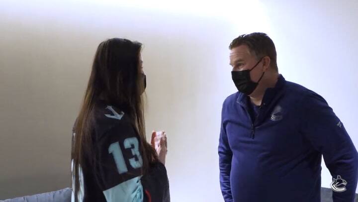 Brian Hamilton se encontró con la aficionada que le salvó la vida al advertirle sobre su lunar